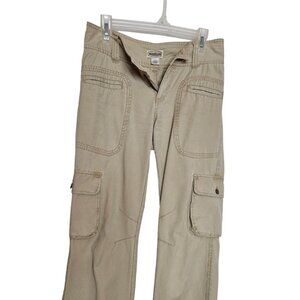Magellan Women`s Sports light Khaki Cargo Pants size 4